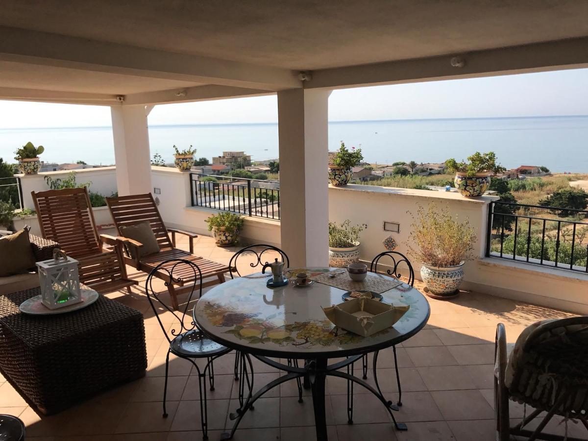 Villa Ceni - Appartamenti Con Camere, Cucina, Wc E Terrazza Sul Mare In Villa Con Piscina, Giardino E Parcheggio Marinella di Selinunte Εξωτερικό φωτογραφία